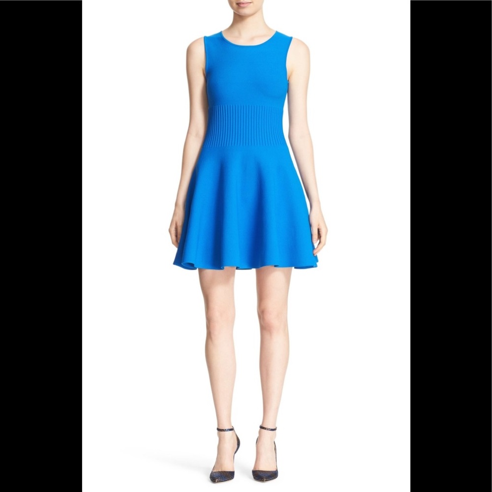 Milly structured stretch wing dress
